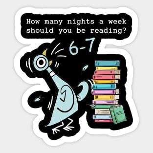 How Many Nights a Week Should You be Reading 6–7 Sticker